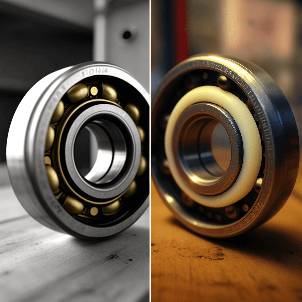 Comparison between traditional bearing and maintenance-free self-lubricating bearing
